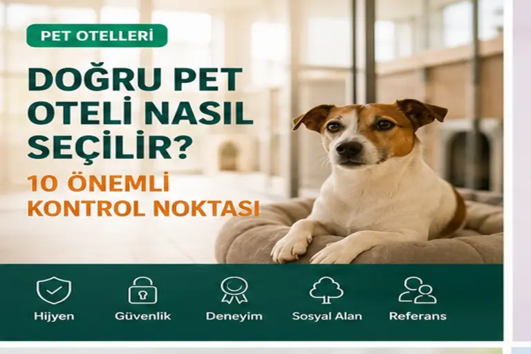 Doğru pet oteli seçerken hijyen güvenlik deneyim ve sosyal alan kontrolü