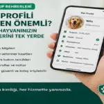 Patiklup dijital pet profilinde sağlık aşı veteriner ve bakım bilgilerinin saklanması